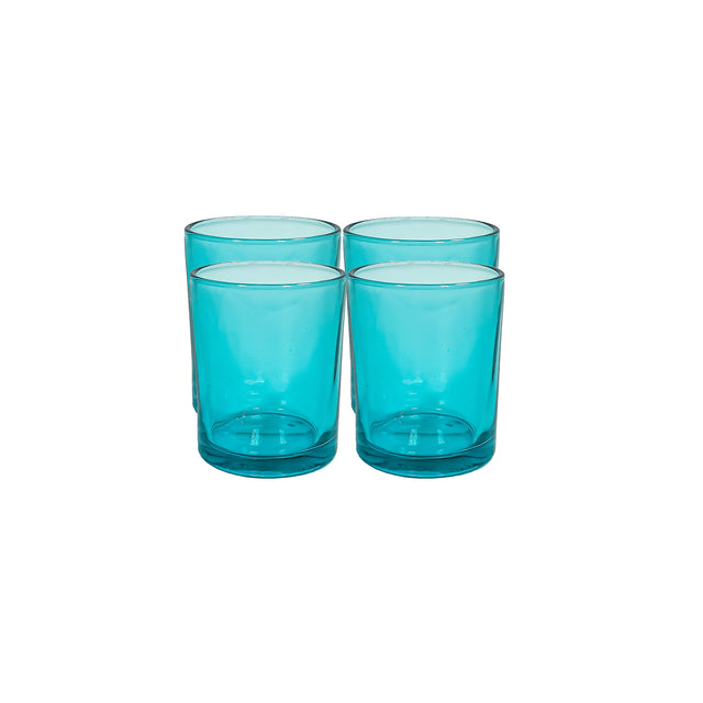 JENNA CLIFFORD - Solid Colour Tumbler Light Blue Set Of 4