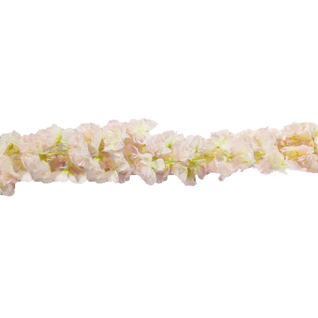 Hanging Rose Garlands Artificial Light Pink