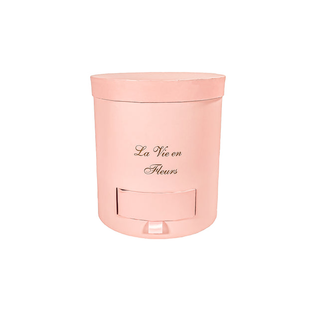 Round Flower Box 22x22x24cm Pink