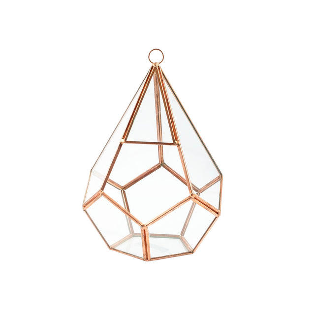 Pyramid Gold  14X14X19Cm  Rosegold