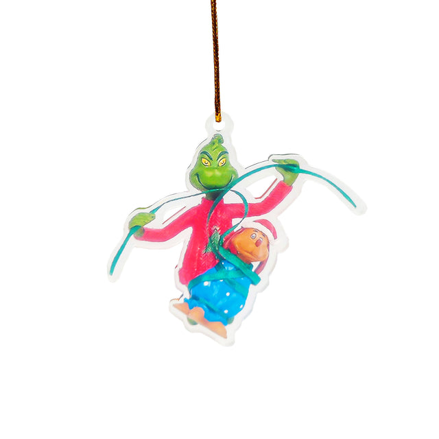 Grinch Xmas Hanging Tree Ornament