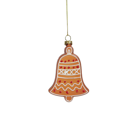 Gingerbread Bell Biscuit Hanging Ornament