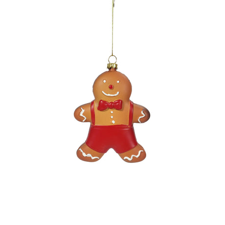 Gingerbread Man Hanging Christmas Ornament