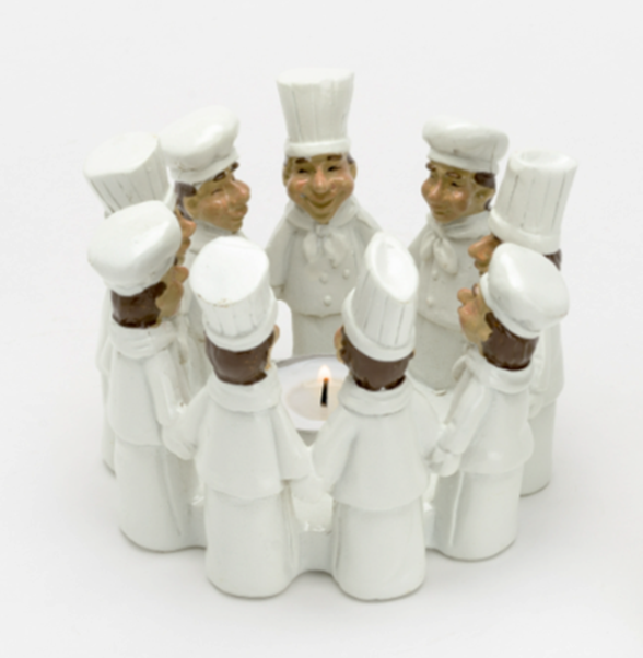 Chef'S Ring For Large Tealight Candle 13.6X13X10.5Cm