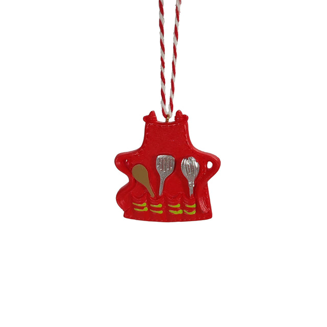 Polyresin Hanging Apron 0.6X5.2X6.2Cm