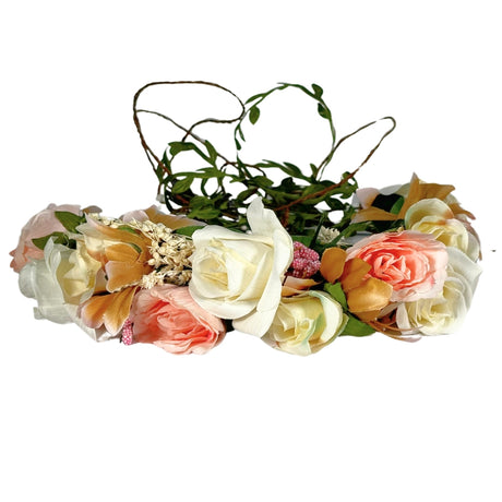 Big Roses Head Garland