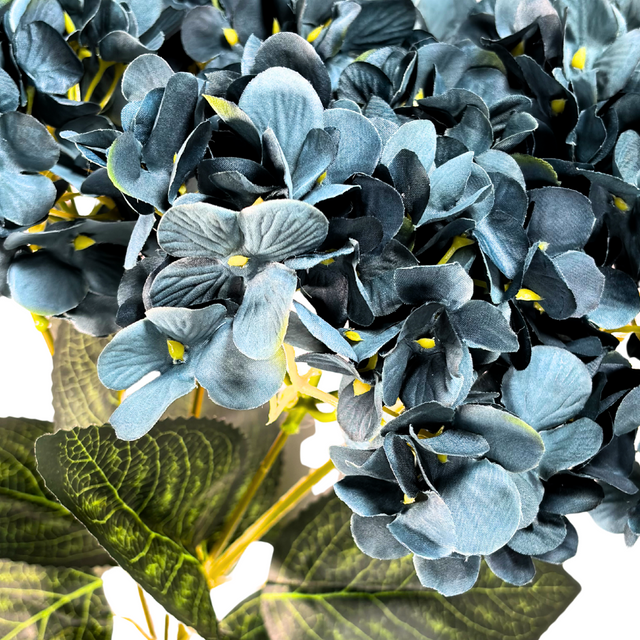 Artificial Hydrangea - Navy