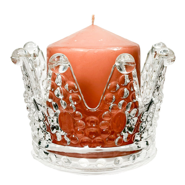 Crown Candle Holder 8X9Cm