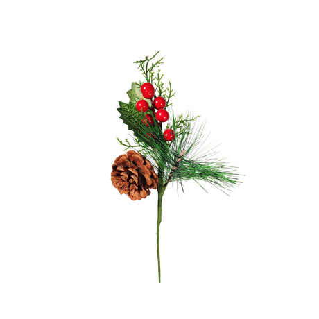 Berry & Pinecone Spray 27cm