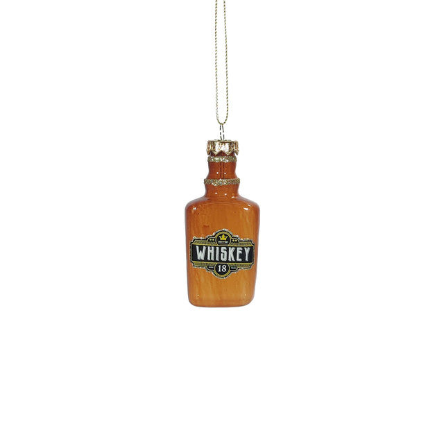 Bottle Glass Whiskey 4x4x9.4cm