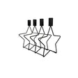 Black Star Shape Candle Holder