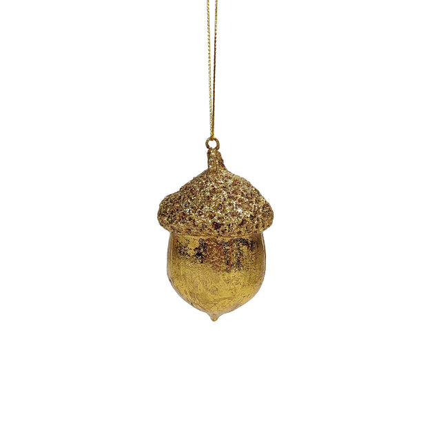 Acorn Hanging Ornament - Gold (4x4,5x8cm)