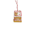 Gingerbread House Ornament (6.5x5x7cm)
