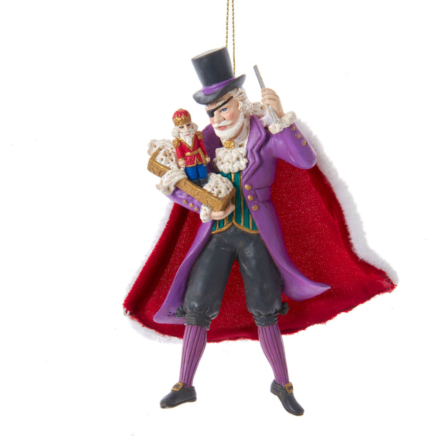 Magician With Red Cape And Purple Suit