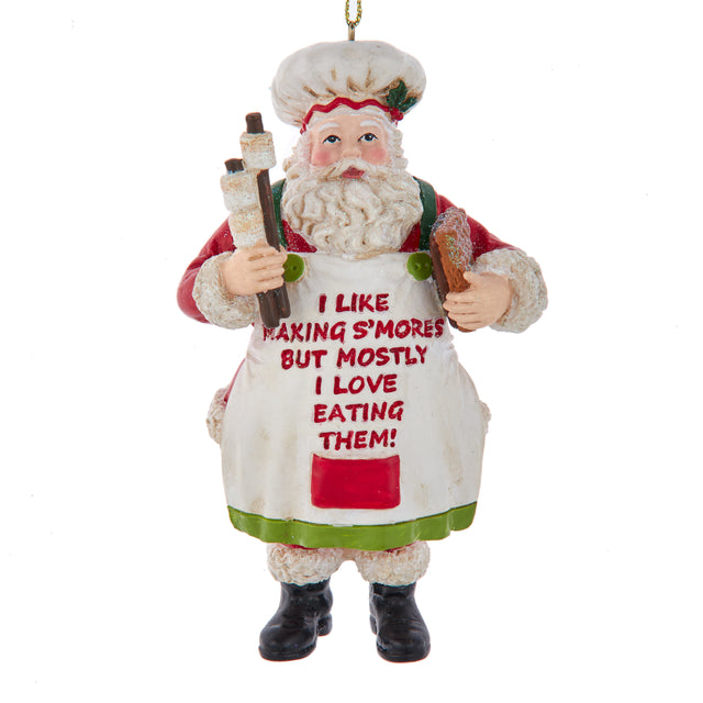 S'mores Santa Ornament