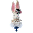 Rabbit Ornament (White With Hat) (Resin)