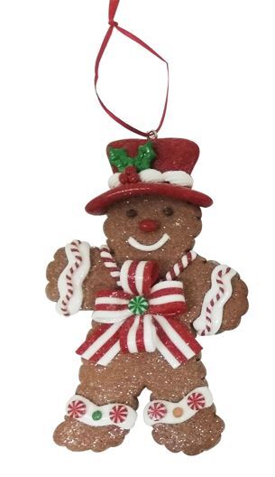 Gingerbread Man Biscuit Christmas Decoration