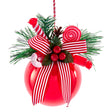 Red Bauble (Plastic Christmas Ball) 100mm