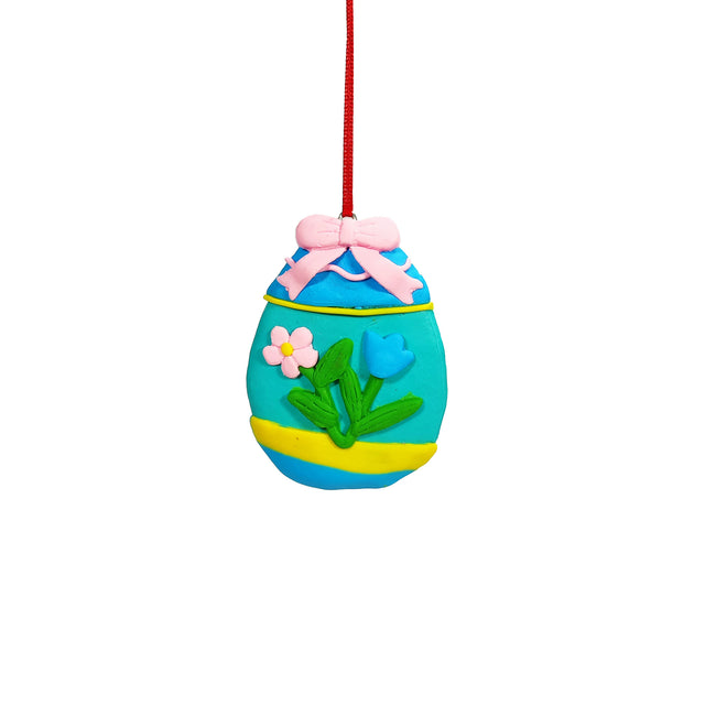 Egg Decor Hanging Blue