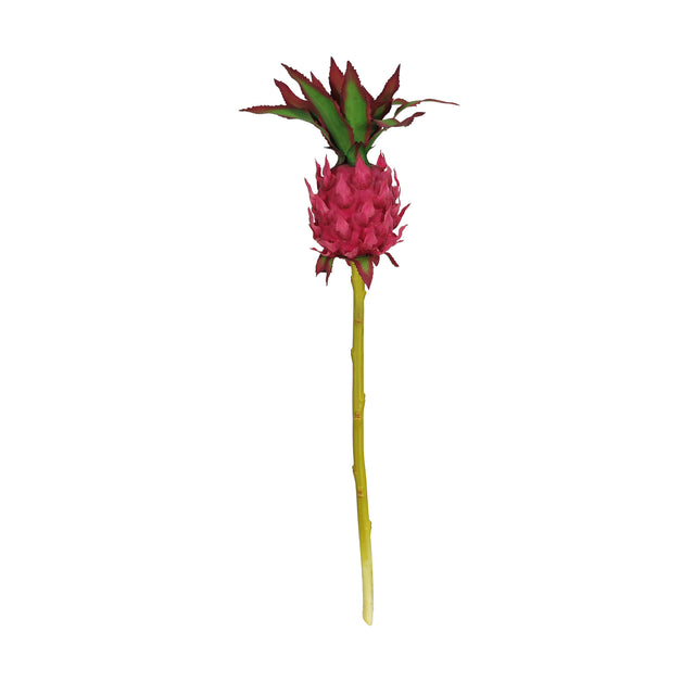 Artificial Pineapple On Stem - Red