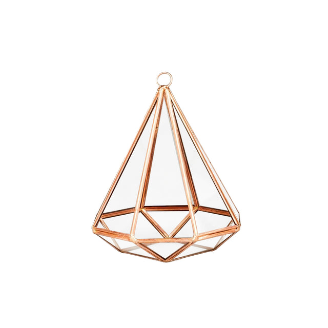 Pyramid 13.5cmx13.5cmx15cm Rosegold