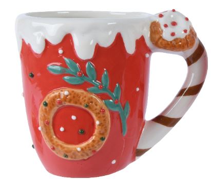 Red Mug With Cake Ear