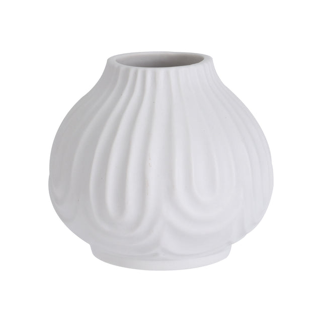 Vase, Porcelain 12x12x11.3cm Matt White