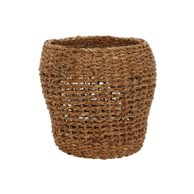 Basket Conical Shaped, Made Of Seagrass