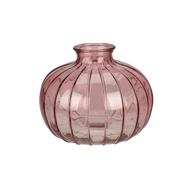 Pink Vase Glass (10.7x10.7x8.9cm)