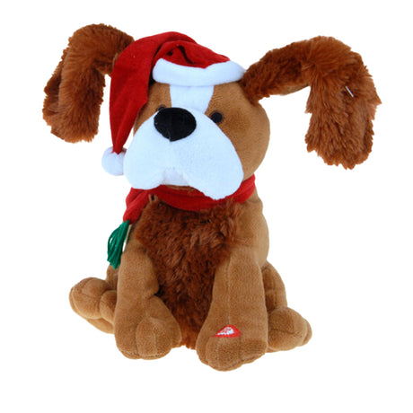 Christmas Dog Toy With Movement And Christmas Song