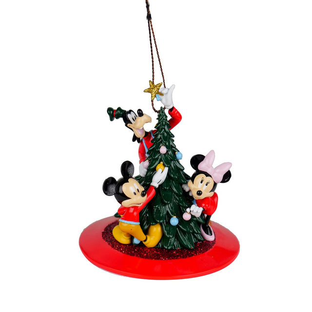 3D Resin Mickey & Friends With Tree 3.9Cm