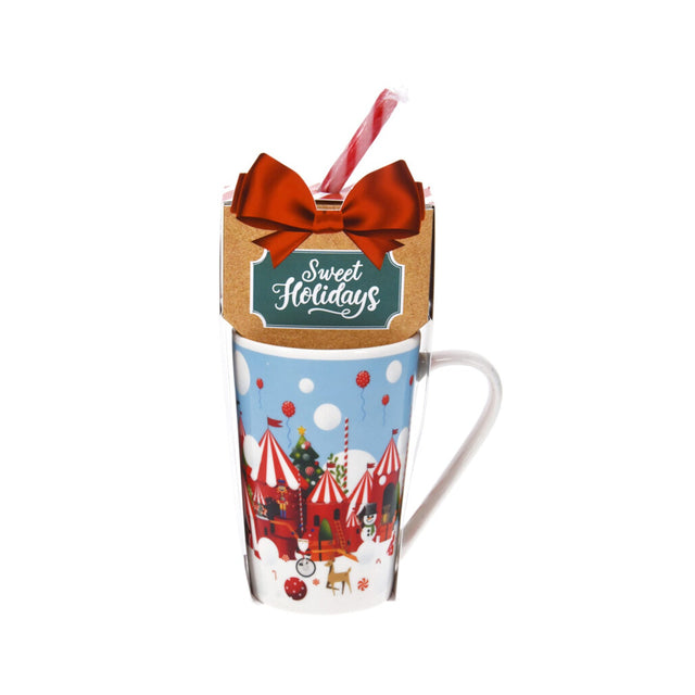 Festive Story Mug Set - Blue