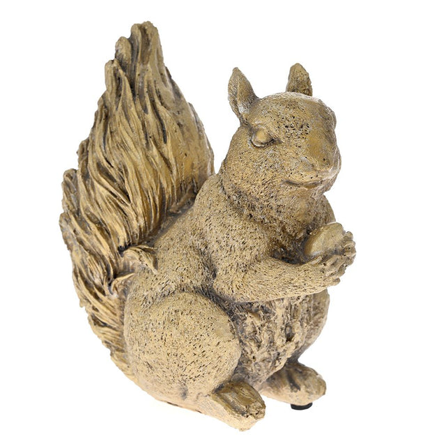 Gold Ceramic Squirrel 13X9X16Cm