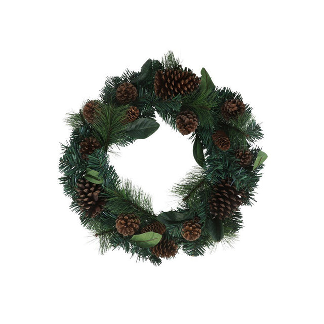 Natural Pinecone Christmas Wreath  55cm