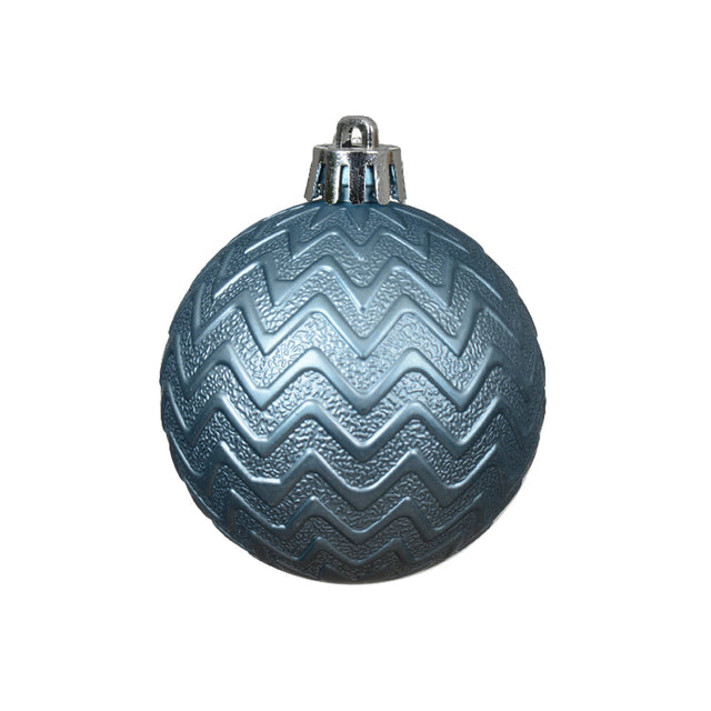 Bauble Shatterproof 6Cm - Blue