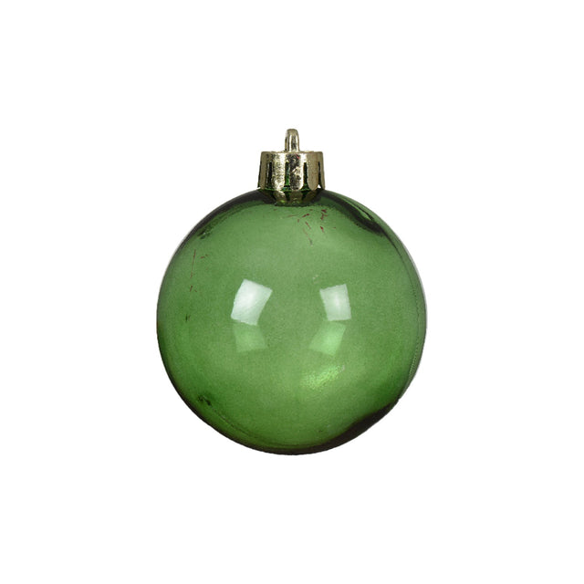 Bauble Shatterproof 6Cm - Green