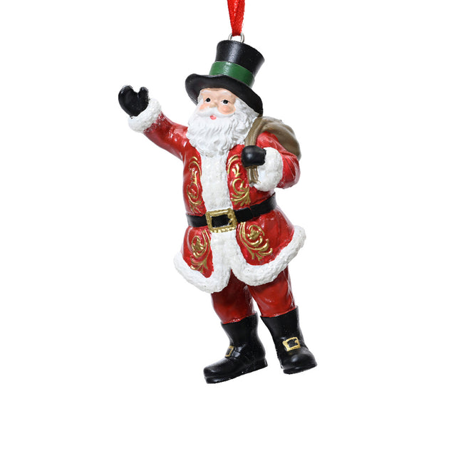 Santa With Bag 3.5X10X10Cm