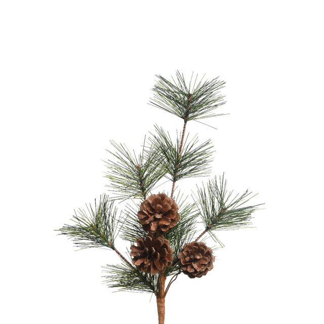 Spray With Pinecones And Pine Needles 7X12X30Cm