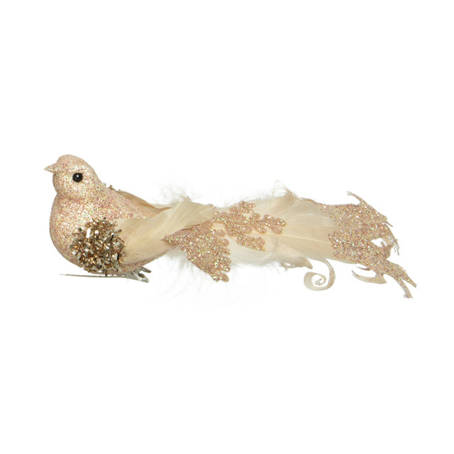 Foam Bird 5X16.5X5.5Cm - Gold