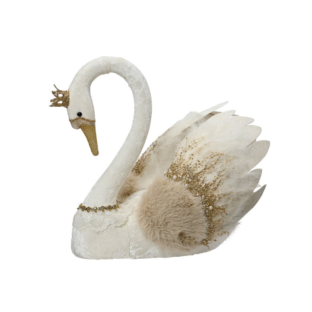 Velvet Swan 60X35X49Cm