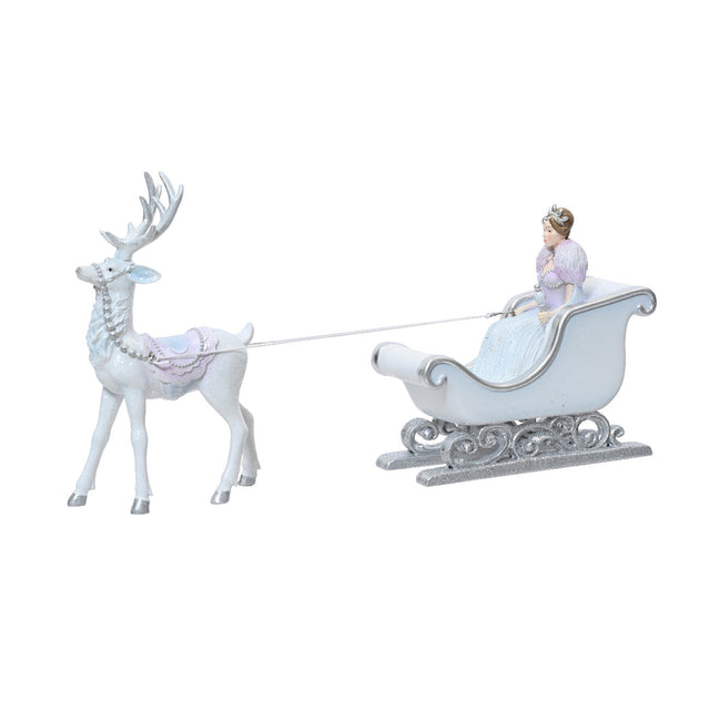 Ice Queen On Slay With Reindeer 33X6.7X17.4Cm