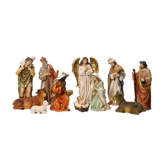 Polyresin Nativity Set - 11Psc 8.2X6X20Cm