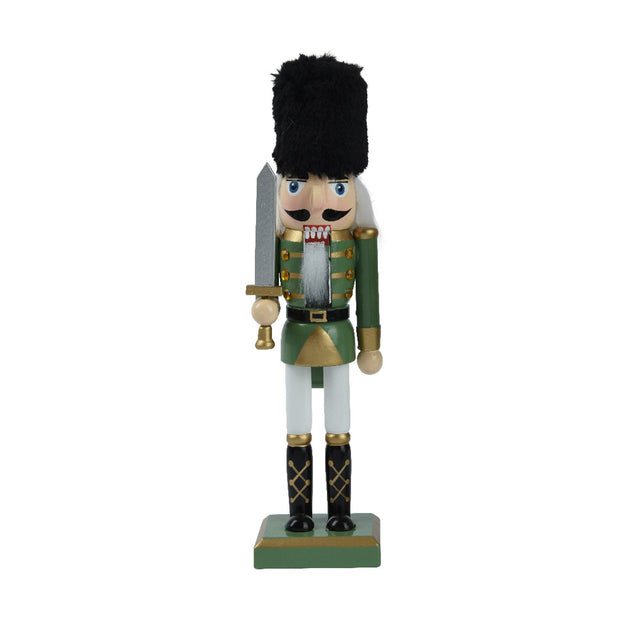 Black & Green Wood Nutcracker 7X6X25Cm