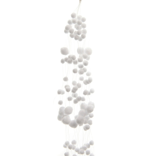 Polyester Snow Garland 4X135X4Cm