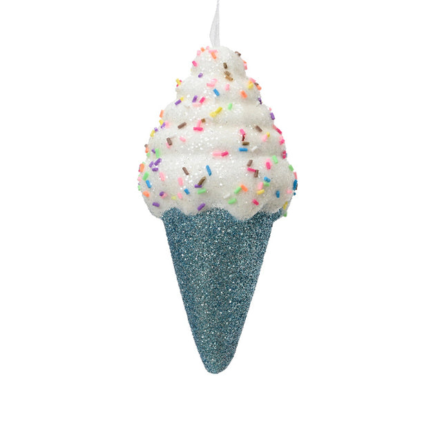 Foam Ice Cream Cone 8X7X7X15Cm - Blue