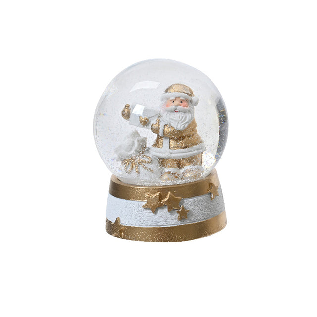 Polyresin Snowglobe 8X10.2Cm - Santa