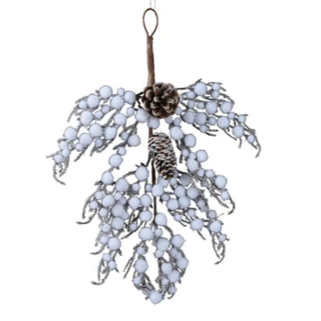 Bunch Of Cotton Spray With Pinecones 5X38X50Cm