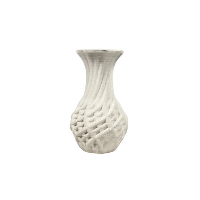 Twisted Spiral Ceramic Vase 9.8x15.8cm