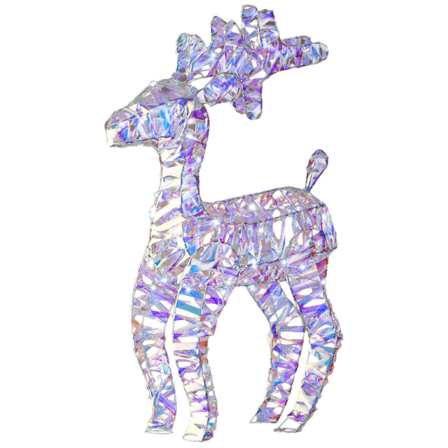 Micro Led Reindeer 12X35X60Cm