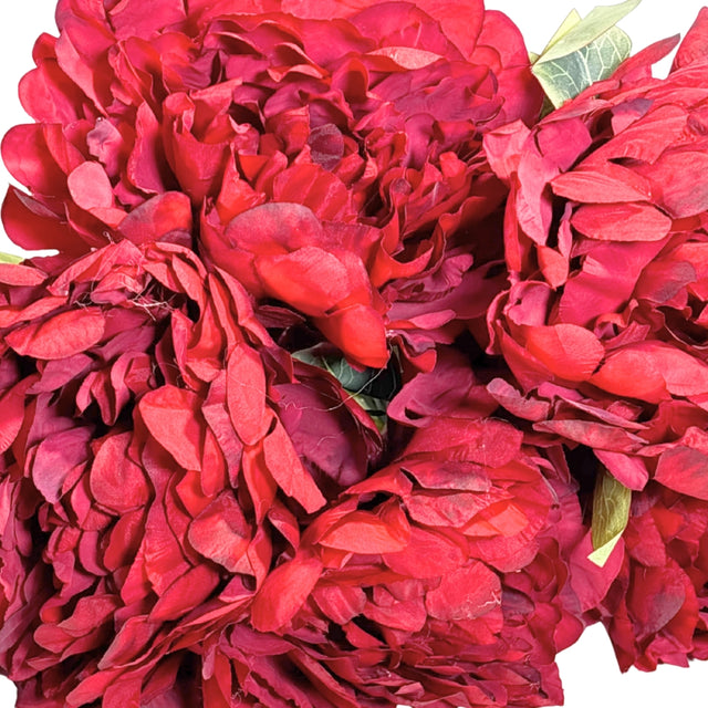 Peony Bunch 50cm - Red